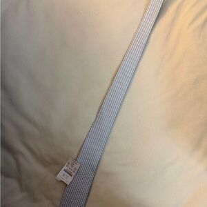 J. Crew Light Blue and White Striped Tie